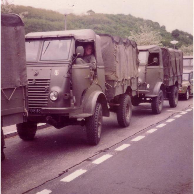 Convoi à destination de la Corse